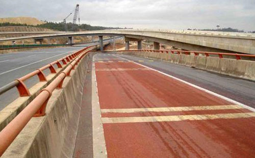 幸福路街道轻载防滑路面粘结材料