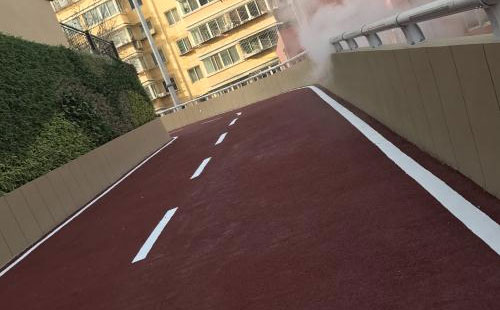 幸福路街道彩色路面